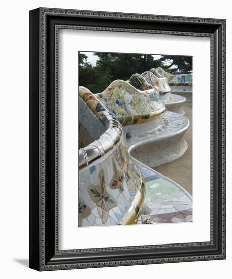 Guell Park (Parc Guell), UNESCO World Heritage Site, Barcelona, Catalunya (Catalonia), Spain-Nico Tondini-Framed Photographic Print