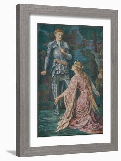 Guenevere and Sir Bors-Henry Justice Ford-Framed Giclee Print