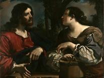 St Matthew and the Angel, 1621-23-Guercino-Framed Giclee Print