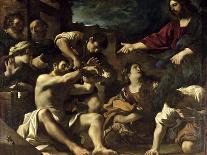 The Resurrection of Lazarus, circa 1619-Guercino (Giovanni Francesco Barbieri)-Giclee Print