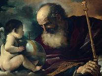 Erminia and the Shepherds, 1648-Guercino-Framed Giclee Print