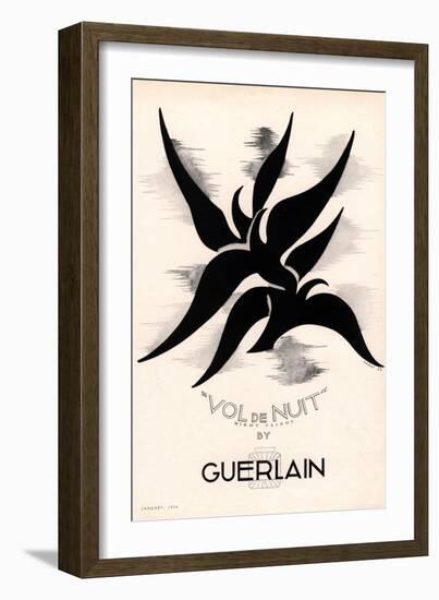 Guerlain, Guerlain Vol De Nuit, Night Light Womens, UK, 1934-null-Framed Giclee Print