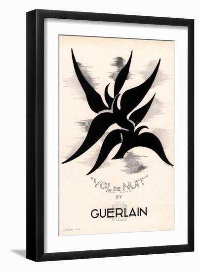 Guerlain, Guerlain Vol De Nuit, Night Light Womens, UK, 1934-null-Framed Giclee Print