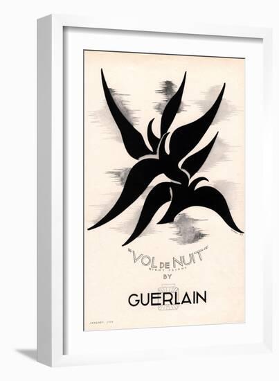 Guerlain, Guerlain Vol De Nuit, Night Light Womens, UK, 1934-null-Framed Giclee Print