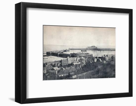 'Guernsey - St. Peter-Port and Castle Cornet', 1895-Unknown-Framed Photographic Print