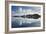 Guernsey Yacht Club and Castle Cornet in the Still Reflections of a Model Boat Pond, St Peter Port-David Clapp-Framed Photographic Print