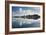 Guernsey Yacht Club and Castle Cornet in the Still Reflections of a Model Boat Pond, St Peter Port-David Clapp-Framed Photographic Print