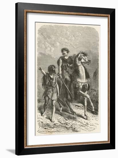 Guerriers a L'Epoque Du Bronze-Emile Antoine Bayard-Framed Giclee Print