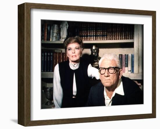Guess Who's Coming To Dinner, Katharine Hepburn, Spencer Tracy, 1967-null-Framed Photo