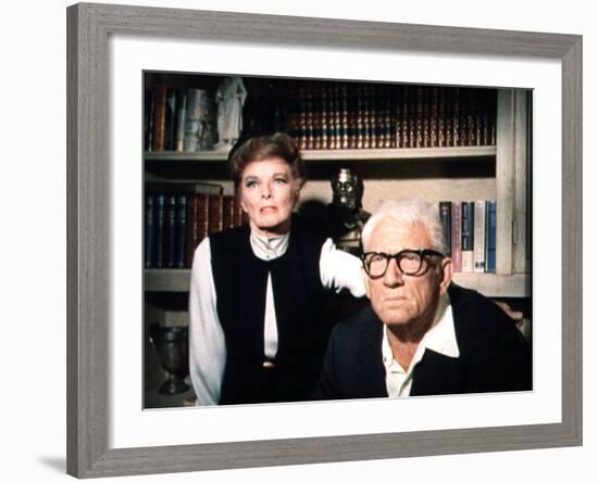 Guess Who's Coming To Dinner, Katharine Hepburn, Spencer Tracy, 1967-null-Framed Photo