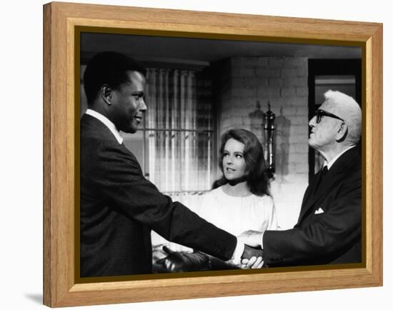 Guess Who's Coming To Dinner, Sidney Poitier, Katharine Houghton, Spencer Tracy, 1967-null-Framed Stretched Canvas