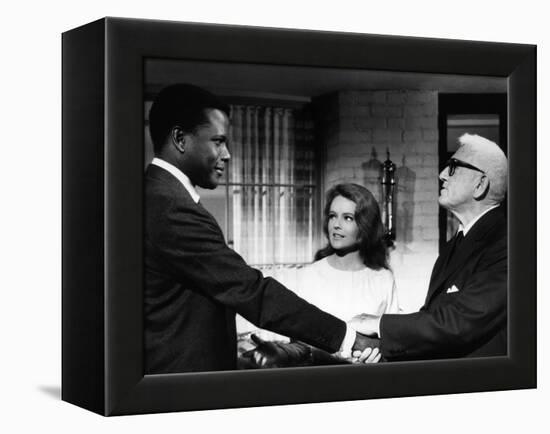 Guess Who's Coming To Dinner, Sidney Poitier, Katharine Houghton, Spencer Tracy, 1967-null-Framed Stretched Canvas