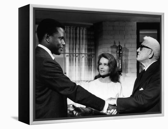 Guess Who's Coming To Dinner, Sidney Poitier, Katharine Houghton, Spencer Tracy, 1967-null-Framed Stretched Canvas