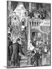 Guests Arrive at a Ball During the London Season, 1886-George Du Maurier-Mounted Art Print