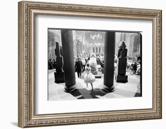 Guests at the Metropolitan Museum of Art Fashion Ball, New York, New York, November 1960-Walter Sanders-Framed Photographic Print