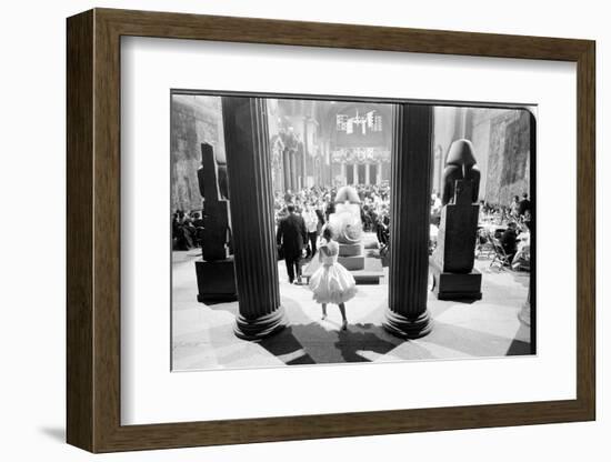 Guests at the Metropolitan Museum of Art Fashion Ball, New York, New York, November 1960-Walter Sanders-Framed Photographic Print