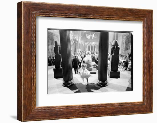 Guests at the Metropolitan Museum of Art Fashion Ball, New York, New York, November 1960-Walter Sanders-Framed Photographic Print