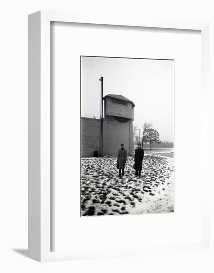 Guests Outside Norfolk Prison, Norfolk, MA, 1951-Yale YALE JOEL-Framed Photographic Print