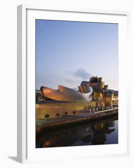 Guggenheim Modern Art Museum Designed by Frank Gehry, Bilbao, Basque Country, Euskadi, Spain-Christian Kober-Framed Photographic Print