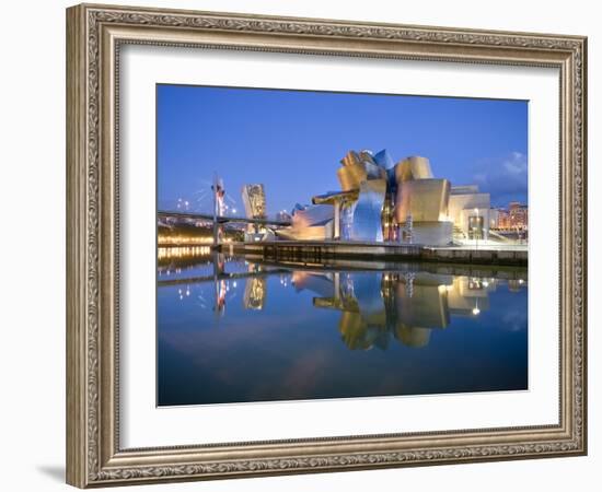 Guggenheim Museum, Bilbao, Euskal Herria, Euskadi, Spain, Europe-Ben Pipe-Framed Photographic Print