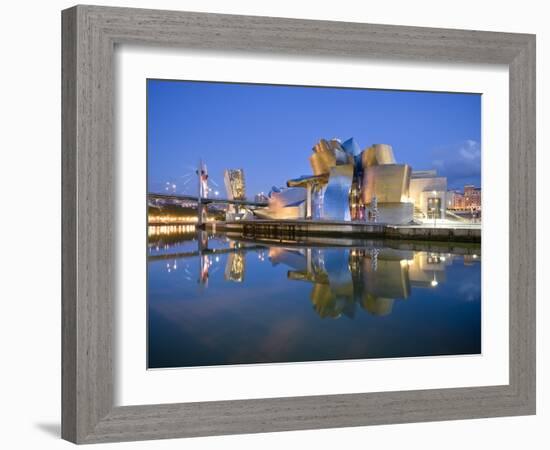 Guggenheim Museum, Bilbao, Euskal Herria, Euskadi, Spain, Europe-Ben Pipe-Framed Photographic Print