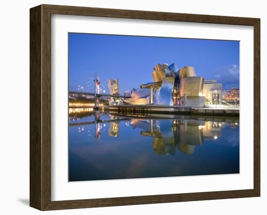 Guggenheim Museum, Bilbao, Euskal Herria, Euskadi, Spain, Europe-Ben Pipe-Framed Photographic Print