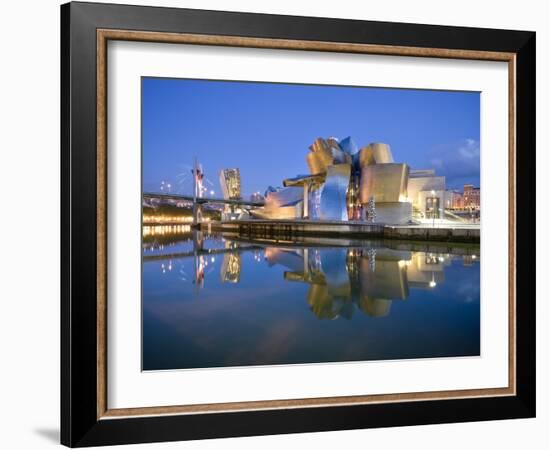 Guggenheim Museum, Bilbao, Euskal Herria, Euskadi, Spain, Europe-Ben Pipe-Framed Photographic Print