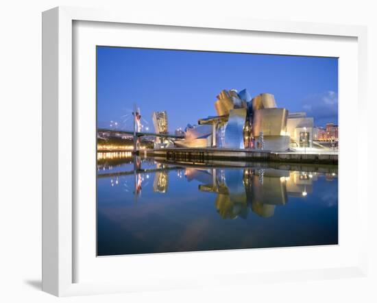 Guggenheim Museum, Bilbao, Euskal Herria, Euskadi, Spain, Europe-Ben Pipe-Framed Photographic Print