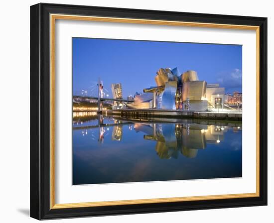 Guggenheim Museum, Bilbao, Euskal Herria, Euskadi, Spain, Europe-Ben Pipe-Framed Photographic Print