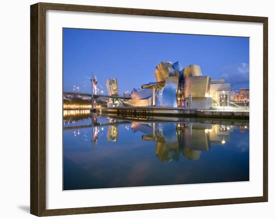 Guggenheim Museum, Bilbao, Euskal Herria, Euskadi, Spain, Europe-Ben Pipe-Framed Photographic Print