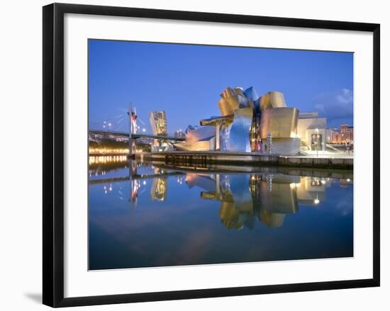 Guggenheim Museum, Bilbao, Euskal Herria, Euskadi, Spain, Europe-Ben Pipe-Framed Photographic Print