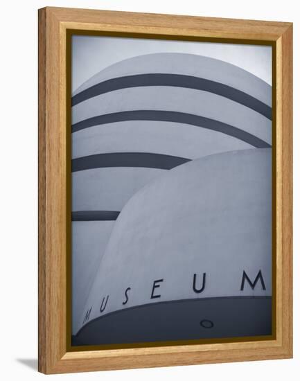 Guggenheim Museum (By Frank Lloyd Wright), Upper East Side, Manhattan, New York City, USA-Jon Arnold-Framed Premier Image Canvas