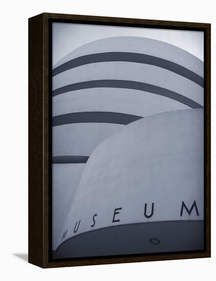 Guggenheim Museum (By Frank Lloyd Wright), Upper East Side, Manhattan, New York City, USA-Jon Arnold-Framed Premier Image Canvas