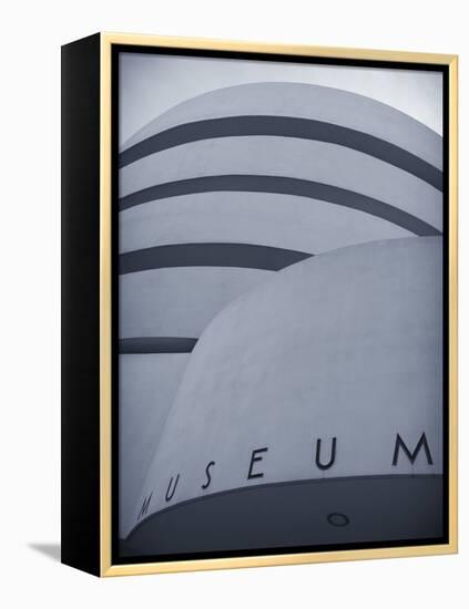 Guggenheim Museum (By Frank Lloyd Wright), Upper East Side, Manhattan, New York City, USA-Jon Arnold-Framed Premier Image Canvas