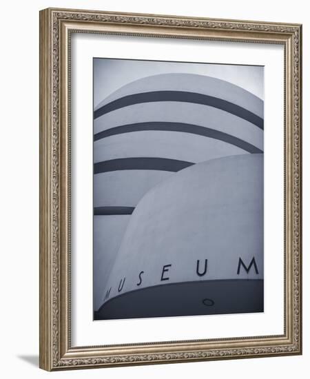 Guggenheim Museum (By Frank Lloyd Wright), Upper East Side, Manhattan, New York City, USA-Jon Arnold-Framed Photographic Print