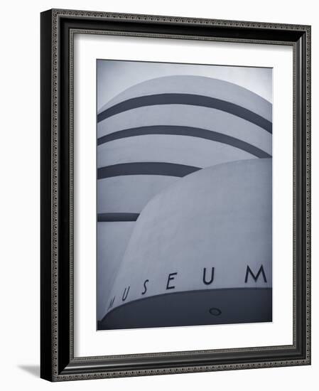 Guggenheim Museum (By Frank Lloyd Wright), Upper East Side, Manhattan, New York City, USA-Jon Arnold-Framed Photographic Print