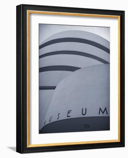 Guggenheim Museum (By Frank Lloyd Wright), Upper East Side, Manhattan, New York City, USA-Jon Arnold-Framed Photographic Print