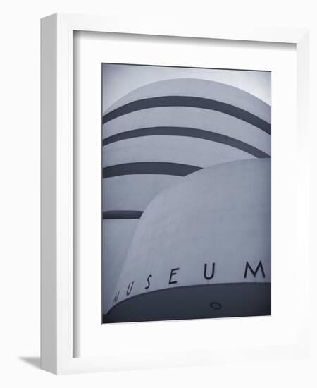 Guggenheim Museum (By Frank Lloyd Wright), Upper East Side, Manhattan, New York City, USA-Jon Arnold-Framed Photographic Print