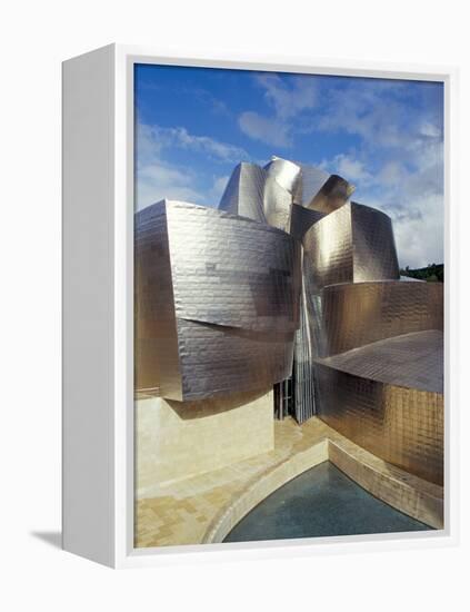 Guggenheim Museum, Designed by American Architect Frank O. Gehry, Opened 1997, Bilbao-Christopher Rennie-Framed Premier Image Canvas