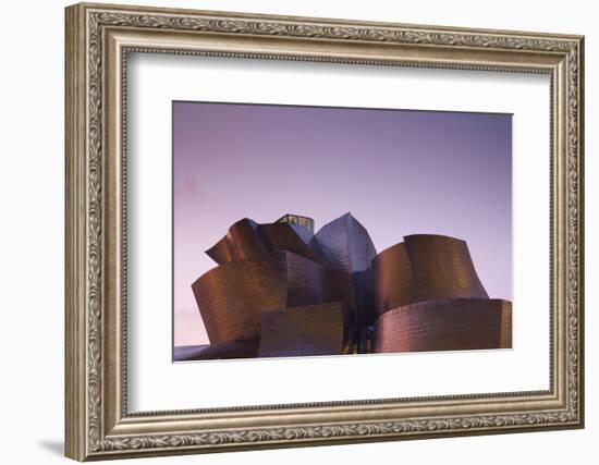 Guggenheim Museum designed by Frank Gehry, Bilbao, Biscay Province, Basque Country Region, Spain-null-Framed Photographic Print