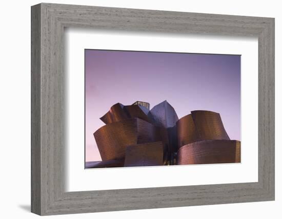 Guggenheim Museum designed by Frank Gehry, Bilbao, Biscay Province, Basque Country Region, Spain-null-Framed Photographic Print