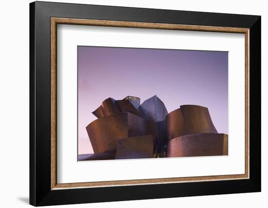 Guggenheim Museum designed by Frank Gehry, Bilbao, Biscay Province, Basque Country Region, Spain-null-Framed Photographic Print