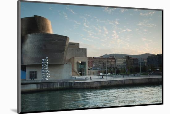 Guggenheim Museum designed by Frank Gehry, Bilbao, Biscay Province, Basque Country Region, Spain-null-Mounted Photographic Print