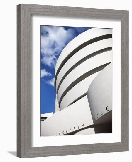 Guggenheim Museum, Designed By Frank Lloyd Wright, 5th Ave at 89th Street, New York-Donald Nausbaum-Framed Photographic Print