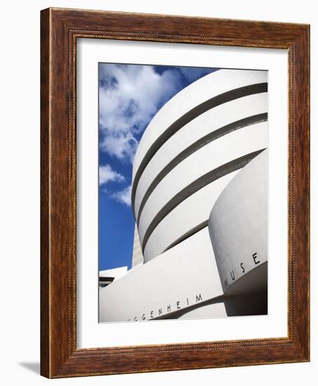 Guggenheim Museum, Designed By Frank Lloyd Wright, 5th Ave at 89th Street, New York-Donald Nausbaum-Framed Photographic Print