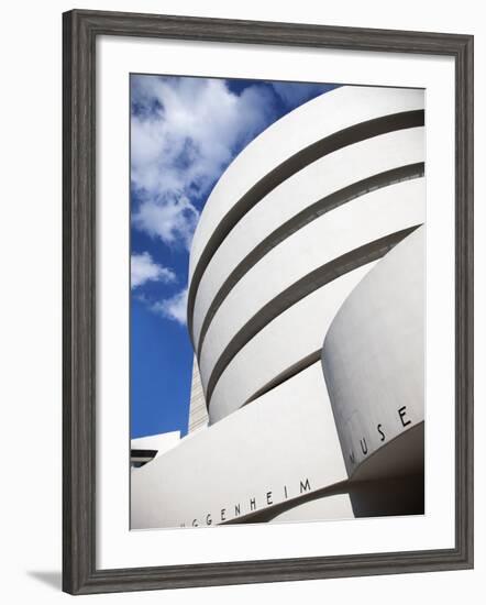 Guggenheim Museum, Designed By Frank Lloyd Wright, 5th Ave at 89th Street, New York-Donald Nausbaum-Framed Photographic Print