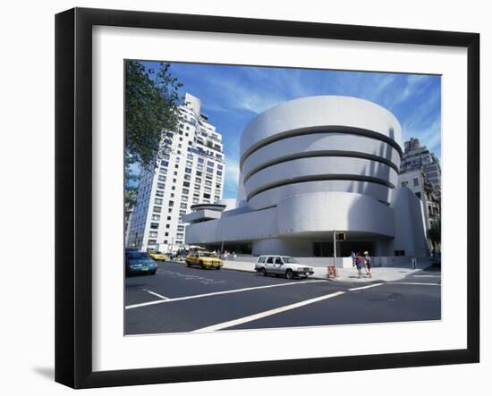 Guggenheim Museum, Manhattan, New York City, United States of America, North America-Rawlings Walter-Framed Photographic Print