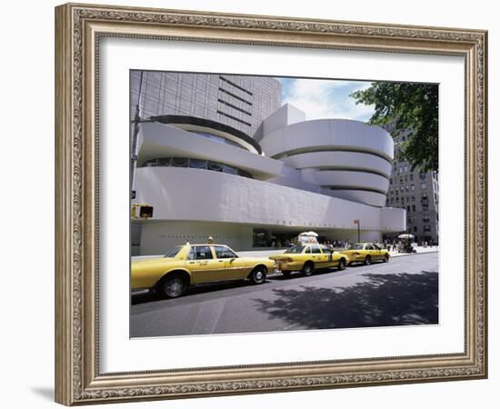 Guggenheim Museum on 5th Avenue, New York City, New York State, USA-Walter Rawlings-Framed Photographic Print