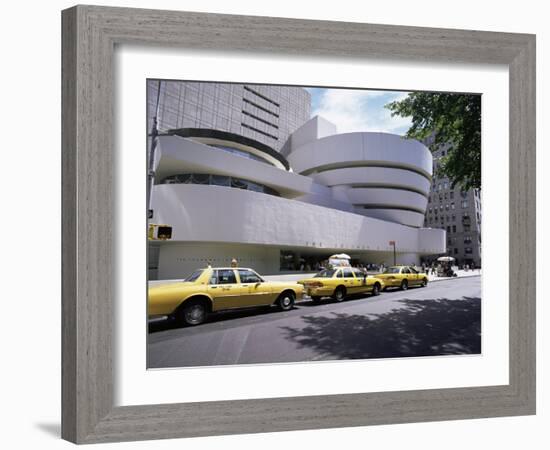 Guggenheim Museum on 5th Avenue, New York City, New York State, USA-Walter Rawlings-Framed Photographic Print