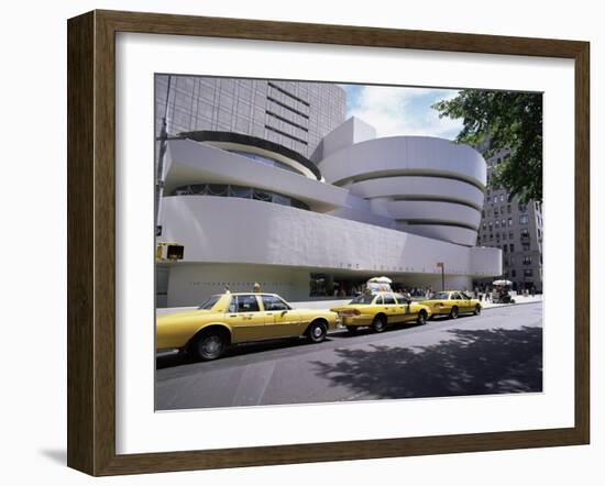 Guggenheim Museum on 5th Avenue, New York City, New York State, USA-Walter Rawlings-Framed Photographic Print